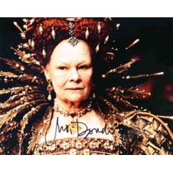 Judi Dench signed photo 10x8 (Shakespeare in Love)