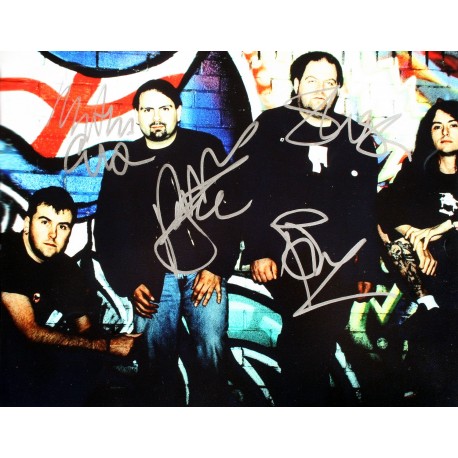 Napalm Death signed photo - Item 6678