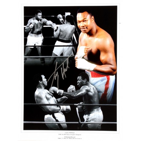 Larry Holmes signed photo (Boxing) - Item 13939