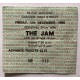 The Jam Ticket Stub 12/12/80 - Item Jam31