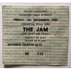 The Jam Ticket Stub 12/12/80 - Item Jam31