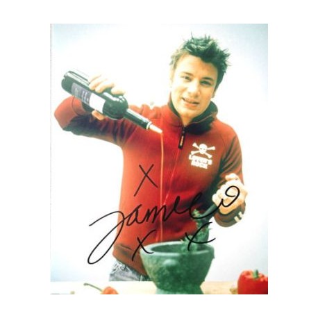 Jamie Oliver signed photo 10x8