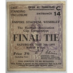 1955 FA Cup Final Ticket Stub
