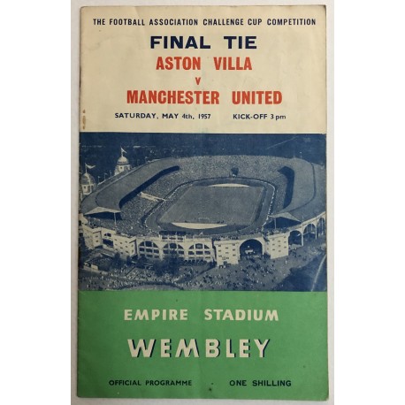 FA Cup Final Programme 1957