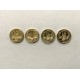 UK Captial Cities £1 Coin Set - 4x £1 Coins
