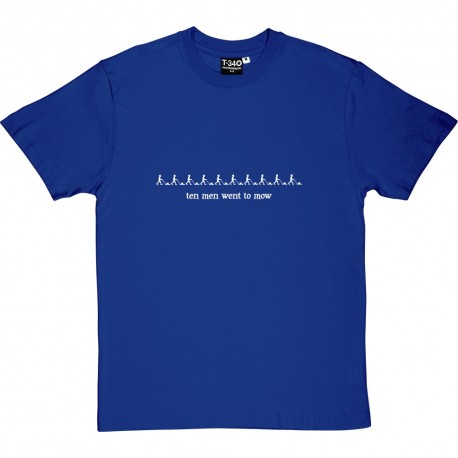 Chelsea FC - Ten Men Went To Mow T-Shirt - Brand New