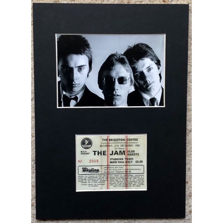 The Jam Ticket Stub 11/12/82 - Mount Display