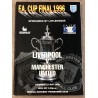 FA Cup Final Programme 1996
