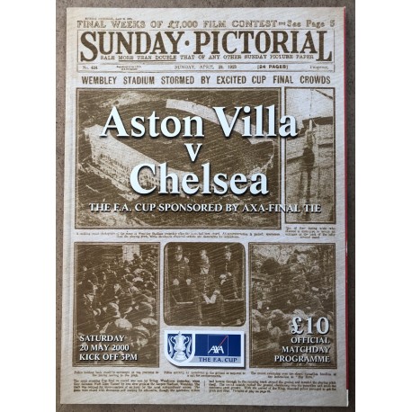 FA Cup Final Programme 2000