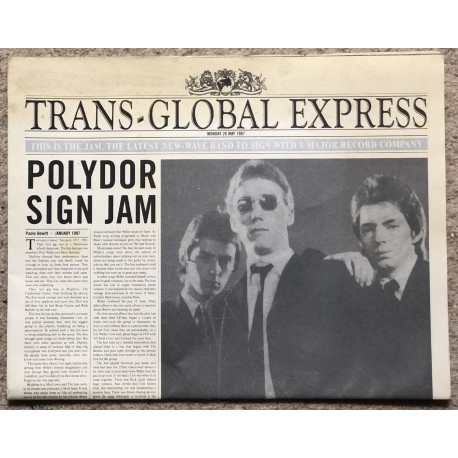 The Jam - Trans Global Express Newspaper