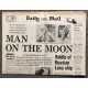 MAN ON THE MOON Newspaper 21/07/69