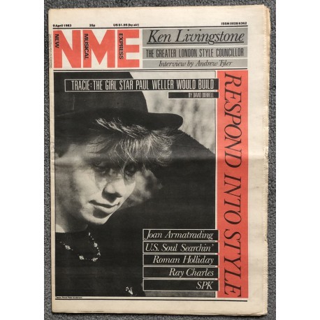 NME - New Music Express 09/04/83 - Tracie Young