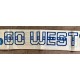 Go West Scarf - Original 1980's