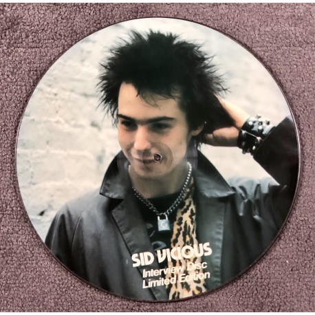 Sid Vicious 12" Picture Disc Interview Vinyl