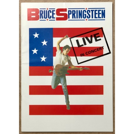 Bruce Springsteen UK/Euro Tour Programme 1985