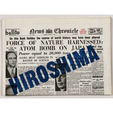 Great Newspapers Reprinted - Japan Hiroshima - August 1945