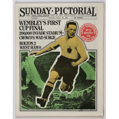 Great Newspapers Reprinted - Wembley First Cup Final - April 1923