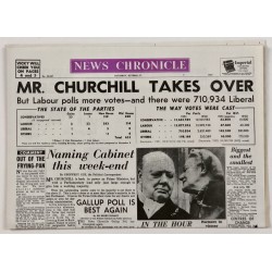 Great Newspapers Reprinted - Mr Churchill Takes Over - Oct 1951