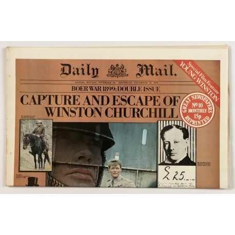 Great Newspapers Reprinted - Boer War Winston Churchill - Dec 1899