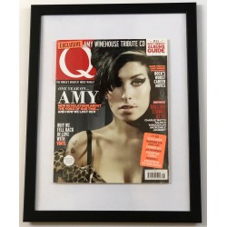 Amy Winehouse - Framed Q Magazine - Aug 2012