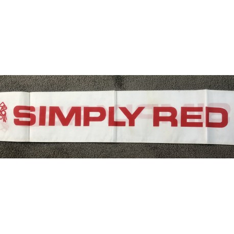 Simply Red Vintage Scarf - 1987
