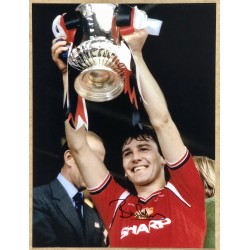 Bryan Robson signed photo (Man United) 16x12