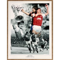 Charlie Nicholas signed 16x12 photo