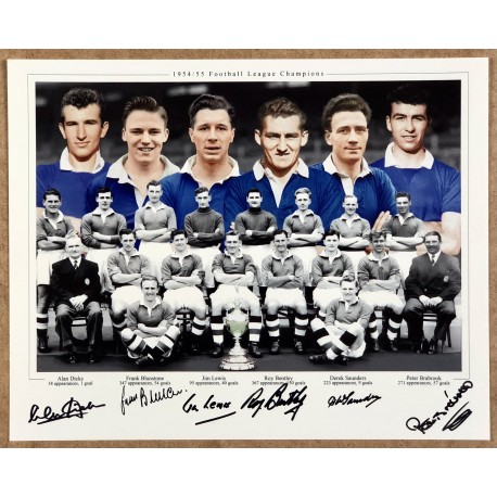 Chelsea FC signed photo (1954/55 team)