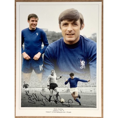 Bobby Tambling signed photo (Chelsea) 16x12