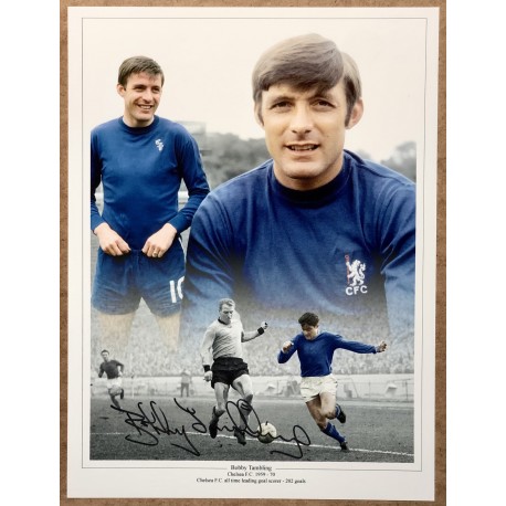 Bobby Tambling signed photo (Chelsea) 16x12