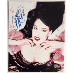 Dita Von Teese signed photo 10x8