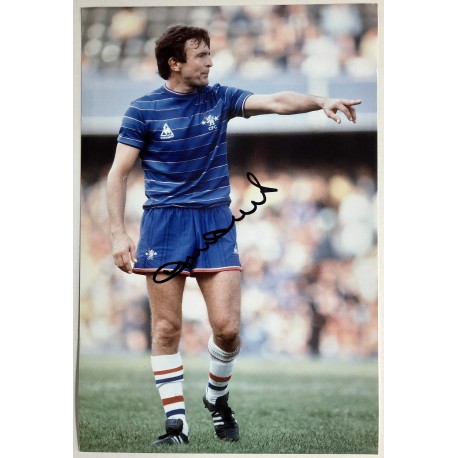 John Hollins signed photo 12x8 - Chelsea FC